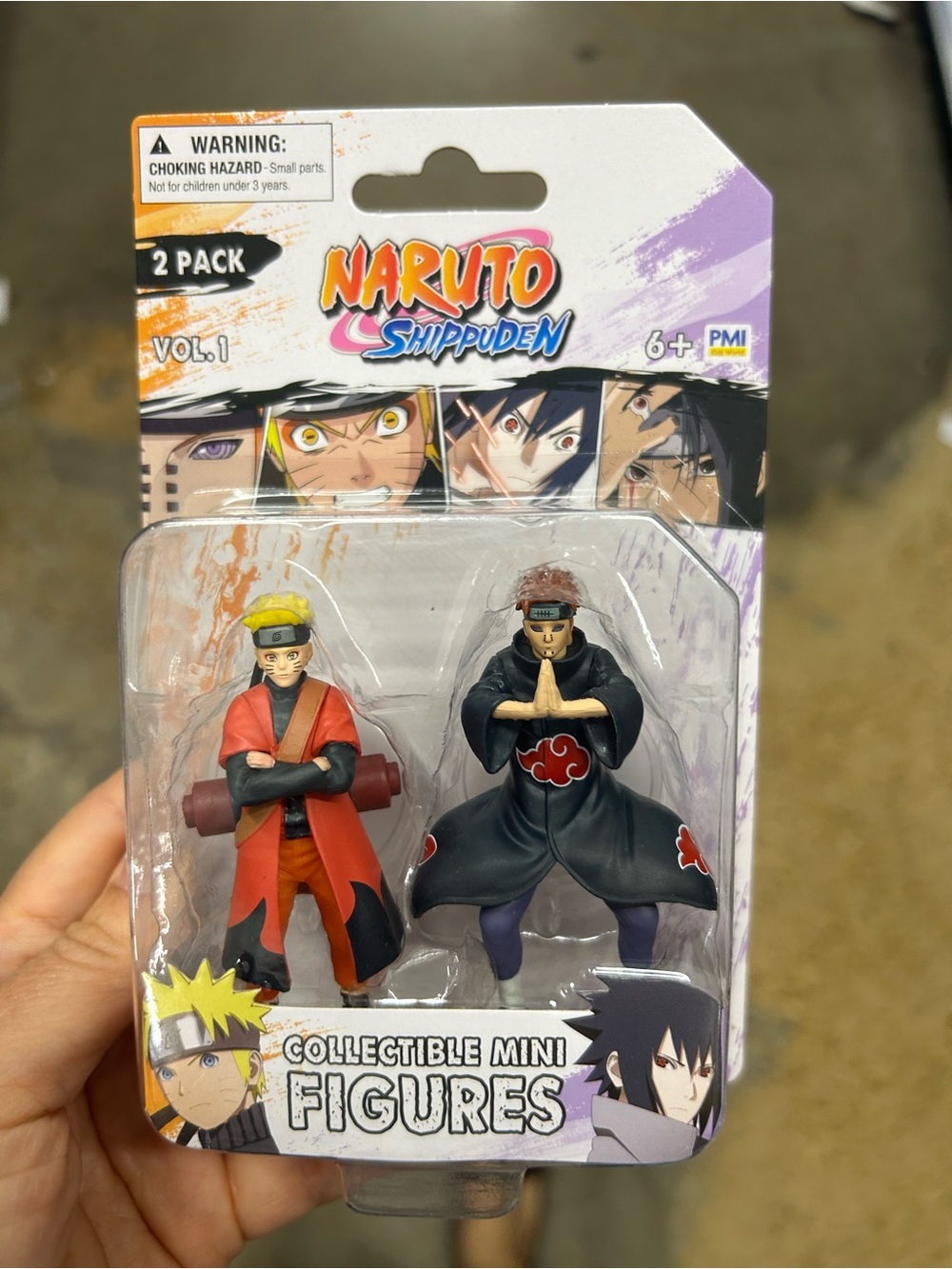 NWT Naruto Shippuden Collectible Mini Figures (2-Pack)